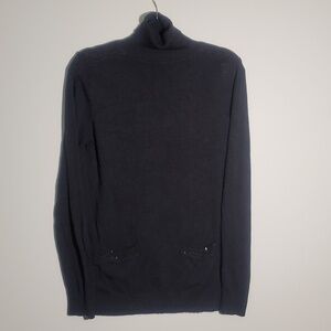 6126 by Lindsey Lohan Mock turtleneck Black Sweater Size M